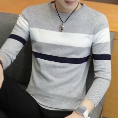 [Lấy mã giảm thêm 30%]Áo len nam Hàn Quốc cổ tròn đẹp cao cấp hàng hiệu dài tay chất len đẹp không xù