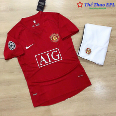Áo bóng đá CLB Manchester United-Chuẩn MÃu Thi Đấu 2008 -Siêu Thoáng,Siêu Bền,Thoáng mát