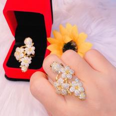 Nhẫn nữ vàng 18k Midoshop VN15061904 – đeo đi tiệc đi chơi làm công sở cực sang chảnh và quý phái