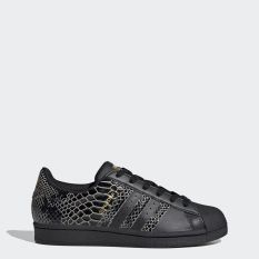 adidas ORIGINALS Giày Superstar nữ Nữ Màu đen FV3290