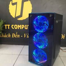 CASE XIGMATEK NYX 2 MẶT KÍNH, KÈM 5 FAN LED 5 MÀU
