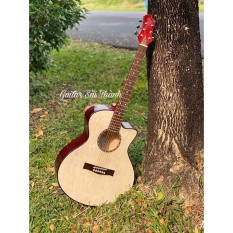 (Miễn Phí Ship) Đàn Guitar Acoustic ST.Real ST-X2 chính hãng gỗ POLYWOOD EBONY (vân gỗ thật ). Có ty chỉnh cần 2 chiều- Tặng kèm Full phụ kiện.