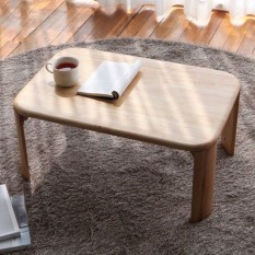 Bàn trà bánh mỳ kiểu nhật, mặt gỗ MDF và chân gỗ tự nhiên có thể gấp gọn, phù hợp làm bàn ngồi trệt