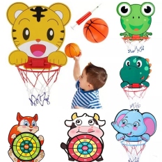 ⚽Ready Stock⚽ Montessori Toys Children 39;s Indoor Basketball Hoop Throw Sports Game Child Baby Toy Educational Games For Children Garden Game