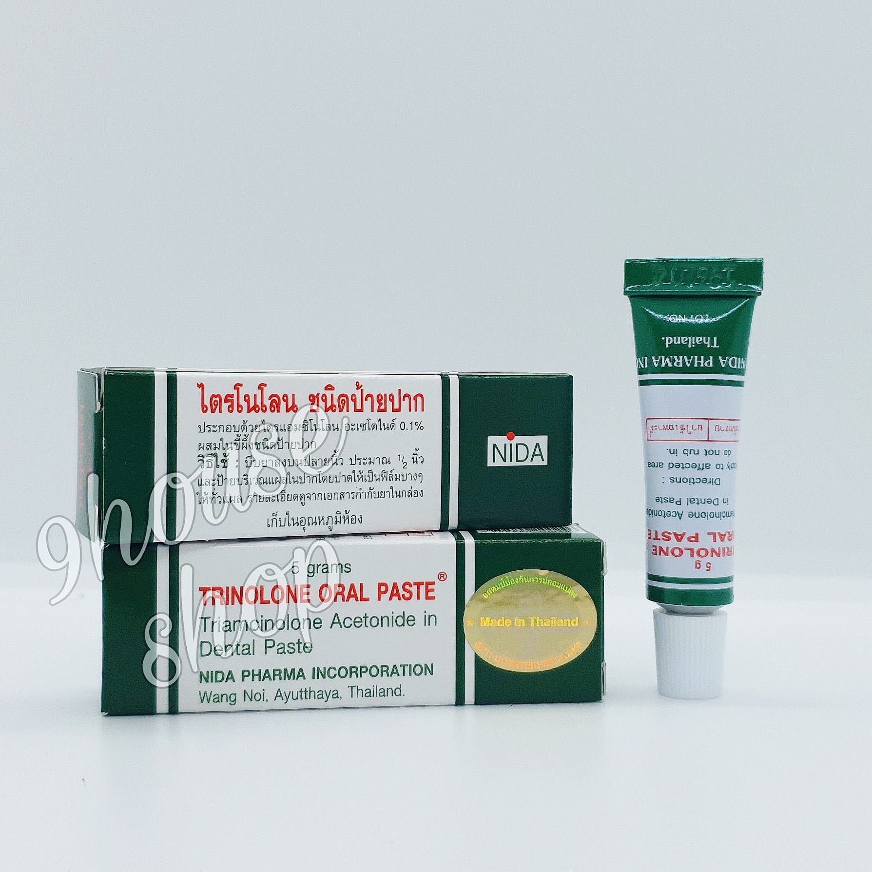 01 Tuýp Nhiệt Miệng Trinolone Oral Paste Thái Lan 5 gram