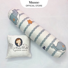 Vỏ gối ôm Cotton 3D Minamo cao cấp, đa dạng mẫu mã, mềm mại, thoáng mát – A002