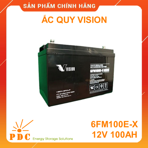 Ắc quy kín khí Vision 12V-100Ah 6FM100E-X