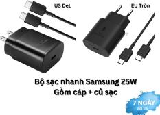 Bộ sạc nhanh Samsung 25W PD PPS gồm cáp và củ sạc, tương thích với Samsung Galaxy S8/S9/S10/S20/S21/S22 Galaxy Note 10 Note 20 Galaxy A71 Tab S