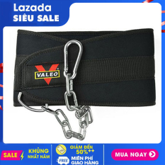 Đai Lưng Có Xích Treo Tạ Dip Belt Valeo Hỗ Trợ Squat, Pull Up, Dips