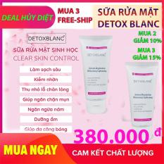 Sữa rửa mặt Detox BlanC – Làm sạch da sinh học, sủi bọt, thải độc tố đa năng Clear Skin Control