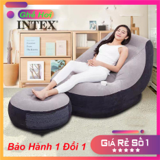 Nệm SaLon, Ghế ngồi, Ghế thư giãn, Ghế đa năng, Ghế hơi intex vỏ nhung, Thiết kế sang trọng, Thích hợp cho thư giãn nghỉ ngơi lúc mệt mỏi, Bảo hành Uy tín 1 đổi 1 – KM Bơm Điện