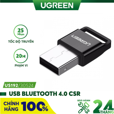 USB Bluetooth 4.0 CSR UGREEN US192 – Hỗ trợ aptX dùng cho máy tính để bàn hoặc laptop phạm vi hoạt động đến 20 mét