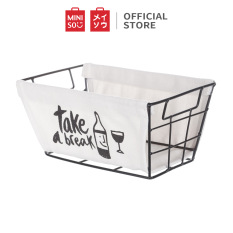 Giỏ đựng đồ Iron Storage Basket S Miniso giỏ nhựa đựng đồ giỏ đựng mỹ phẩm