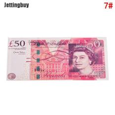 Jettingbuy Chic Unisex Nam Nữ Tiền Tệ Ghi Chú Mẫu Pound Dollar Euro Ví
