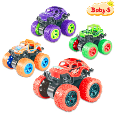 Xe địa hình bánh đà, xe ô tô đồ chơi cho trẻ em nhào lộn 360 độ chạy đà cực mạnh bằng nhựa nguyên sinh ABS Baby-S – SDC054