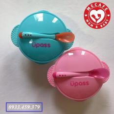 Bát ăn dặm kèm thìa báo nóng upass
