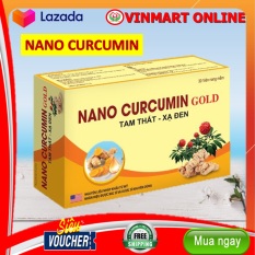 Viên tinh nghệ Nano Curcumin Gold Tam Thất Xạ Đen – Hộp 30 viên giảm viêm loét dạ dày, tá tràng, ung bướu