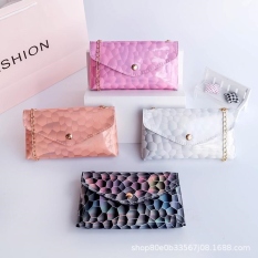Ladies Clutch Bag 2021The wallet Fashion foreign trade women’s bag Korean version all-match long wallet bag for women 【Khuyến mãi giá thấp】
