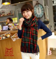 Khăn Len Mỏng Kẻ Caro HQ SP002213 new