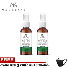 (MUA 1 TẶNG 1) Combo 02 Chai Xịt Phòng Tinh Dầu Đuổi Muỗi Và Côn Trùng Sả Chanh / Bạc Hà / Hương Hoa Cho Phòng Ngủ Của Bé Yêu 50ml MACALAND Khử Mùi Thư Giãn Với Hương Thơm Thiên Nhiên Dễ Chịu