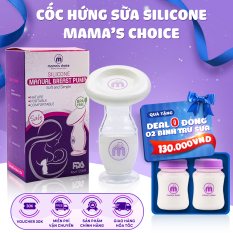 Cốc hứng sữa silicon Mama’s Choice, phễu hút sữa rảnh tay