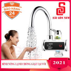 Bình Nóng Lạnh, Máy Làm Nóng Nước Trực Tiếp Tại Vòi Model 2021, Cảm Biến Chống Giật Hiệu Quả, Điện Áp 220V, Công Xuất 3000W, Làm Nóng Nhanh Trong 3-5S, Bảo Hành 24 Tháng