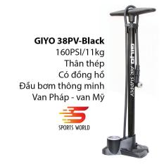 Bơm xe đạp, bơm xe gắn máy 160PSI/11KG GIYO GF-38PV – – SPORTS WORLD SHOP