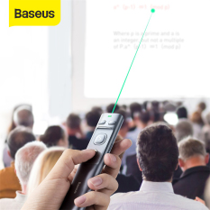 Baseus bút laser trình chiếu PPT không dây điều khiển từ xa 2.4GHz kèm con trỏ cho MacBook Win 10/8/7