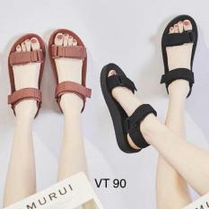 Sandal quai dán đế trơn siêu đẹp LINH SHOP