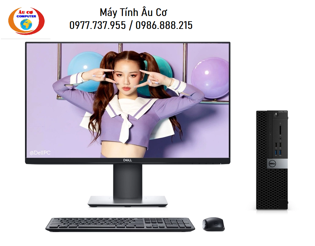 Bộ Máy Tính Đồng Bộ Dell - MH K-Vision 24 inch - Dell Optiplex 7040, CPU Core i7 6700/16Gb/SSD 240G...