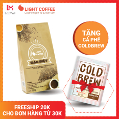 [TẶNG CÀ PHÊ COLDBREW] Cà phê bột 100% nguyên chất Light coffee loại Đặc biệt , vị đậm , đắng , mạnh , không tẩm ướp hương liệu – Gói 500g