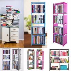 Kệ sách 5 tầng 4 ngăn lắp ráp giá rẻ,GIÁ ĐỰNG SÁCH, ĐỂ ĐỒ ĐA NĂNG LẮP GHÉP, Kệ để đồ trang trí