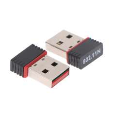 Thời trang Bộ chuyển đổi wifi USB mini ăng ten 802.11n Bộ thu không dây USB 150Mbps Card mạng