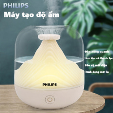 Máy Phun Sương Tạo Ẩm Không Khí-Philips Air Humidifier，Sạc USB Dung lượng pin 3200mAh 700ml,Máy Làm Ẩm Không Khí Xách Tay Nhỏ Hương Thơm Siêu Âm Máy Khuếch Tán Tinh Dầu Fogger Máy Tạo Sương Với LED Đêm Đèn