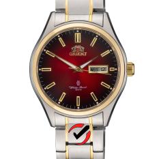 Đồng Hồ Cơ Nam Orient Classic Mặt Đỏ Đô Cổ Điển Vỏ Demi Automatic