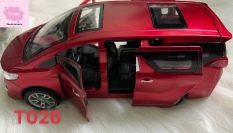 ( Xe kim loại) Xe mô hình 1:32 Xe ô tô Toyota Alphard Luxury hãng Jlaye Model có đèn , âm thanh
