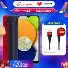 Điện thoại Samsung Galaxy A03 (3GB/32GB) – Hàng chính hãng – Màn hình LCD sắc nét, dung lượng pin lớn, camera lên đến 48 MP
