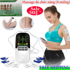 Máy Mát Xa Trị Liệu Xung Điện Tặng Kèm 8 Miếng Dán Đa Chức Năng, Máy Massage & Giảm Mỡ Giải Tỏa Những Cơn Đau Hết Mệt Mỏi Toàn Thân- Uy tín- Chất Lượng-Cam Kết.SALE 50%.