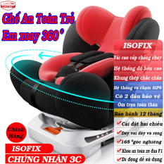 Ghế ngồi an toàn trên ô tô cho bé CAR365 xoay 360 độ có thể điều chỉnh góc độ an toàn tiện lợi, chứng chỉ ISOFIX, dây đai chắc chắn, chất liệu thoáng khí, khung thép siêu bền, đai an toàn, BẢO HÀNH 12 THÁNG – CAR46