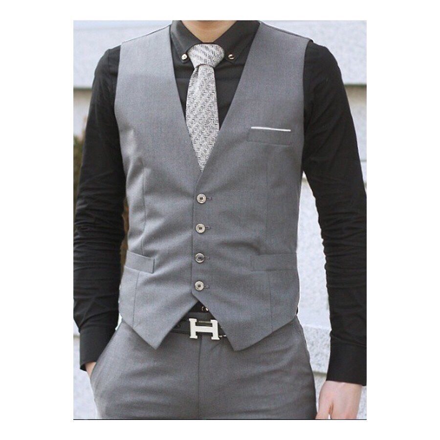 [VNXK] Áo gile nam gile vest 2 lớp form ôm body trẻ trung cá tính chất vải dày mịn thiết...