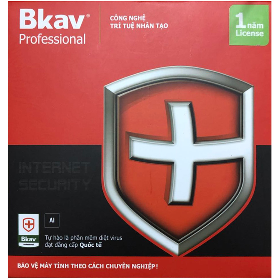 Phần Mềm Diệt Virus BKAV Profressional Internet Security 1 PC 12 Tháng - Hàng Chính Hãng