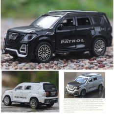 Xe mô hình hợp kim ô tô Nissan Patrol – Land Rover – Toyota Land Cruiser 1:36 bằng kim loại chạy đà LAHAKIDS