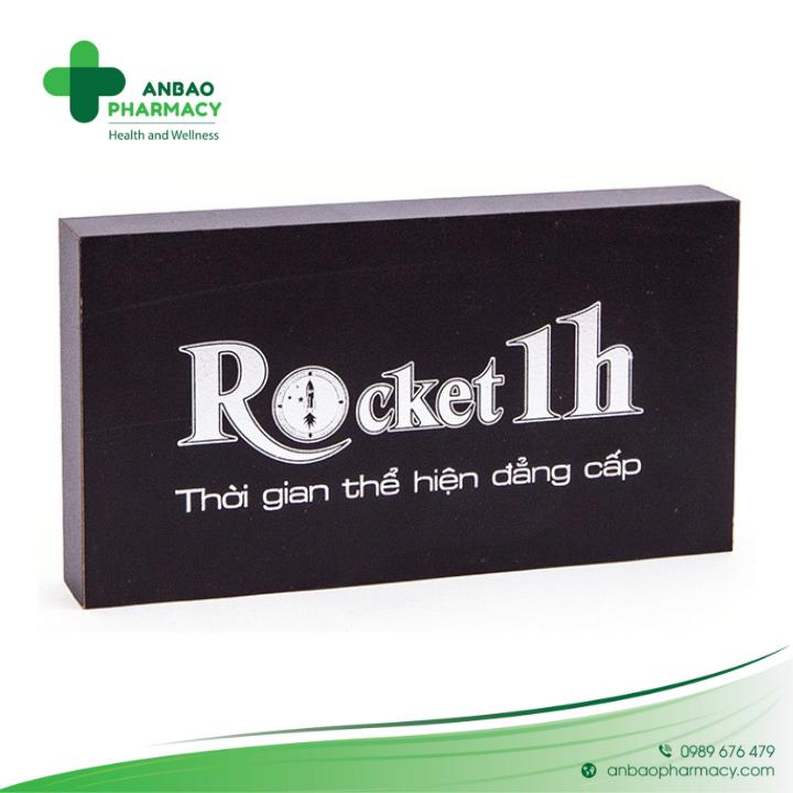 Rocket 1h - Hộp 6 Viên Giúp Hỗ trợ sức khỏe nam giới