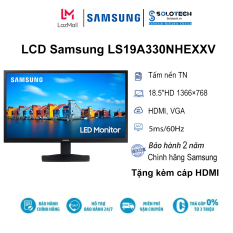 Màn Hình Máy Tính LCD SAMSUNG LS19A330NHEXXV 18.5″HD 1366×768/TN/60HZ/5MS (Đen)-Hàng chính hãng new 100%