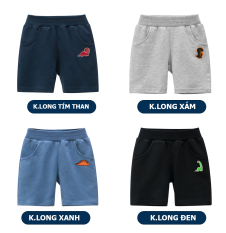 Quần đùi bé trai chính hãng 27KIDS chất cotton mềm mịn QN1