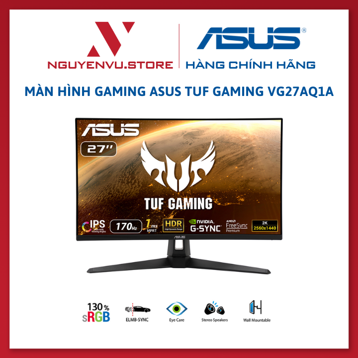 Màn hình Gaming Asus TUF Gaming VG27AQ1A 27 inch WQHD IPS 170Hz 1ms FreeSync – Hàng Chính Hãng