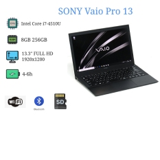 Laptop Sony Vaio Pro 13 màn hình 13.3″ Full HD 8GB RAM 256GB SSD Core i5/i7 – Likenew 98% zin Nhật
