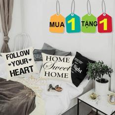 (MẪU 2) Combo 2 Vỏ Gối Tựa Lưng, Gối sofa, Gối ngủ Gia đình và Công sở (không kèm ruột gối)
