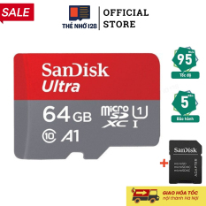 Thẻ Nhớ Sandisk 64Gb Tương Thích Đa Thiết Bị – Thẻ Nhớ Tốc Độ Cao Class 10 Ultra 667X 100Mb/S -Bh 5 Năm
