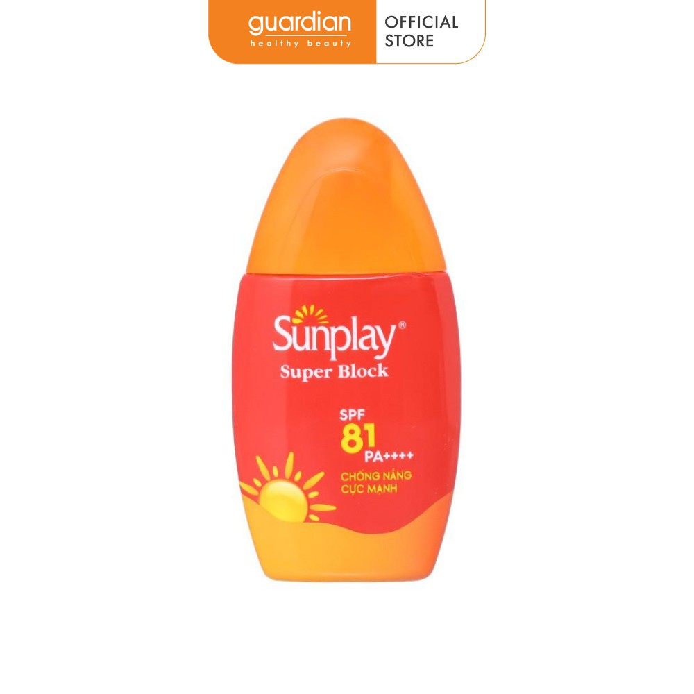 Sữa chống nắng cực mạnh Sunplay Super Block kháng nước tốt SPF 81/PA++++ 70g